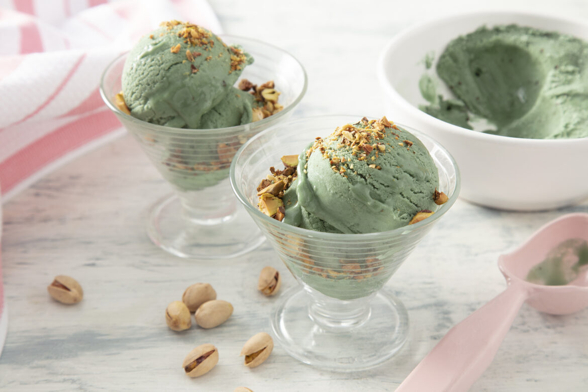 Receita de Gelado de Pistache Caseiro